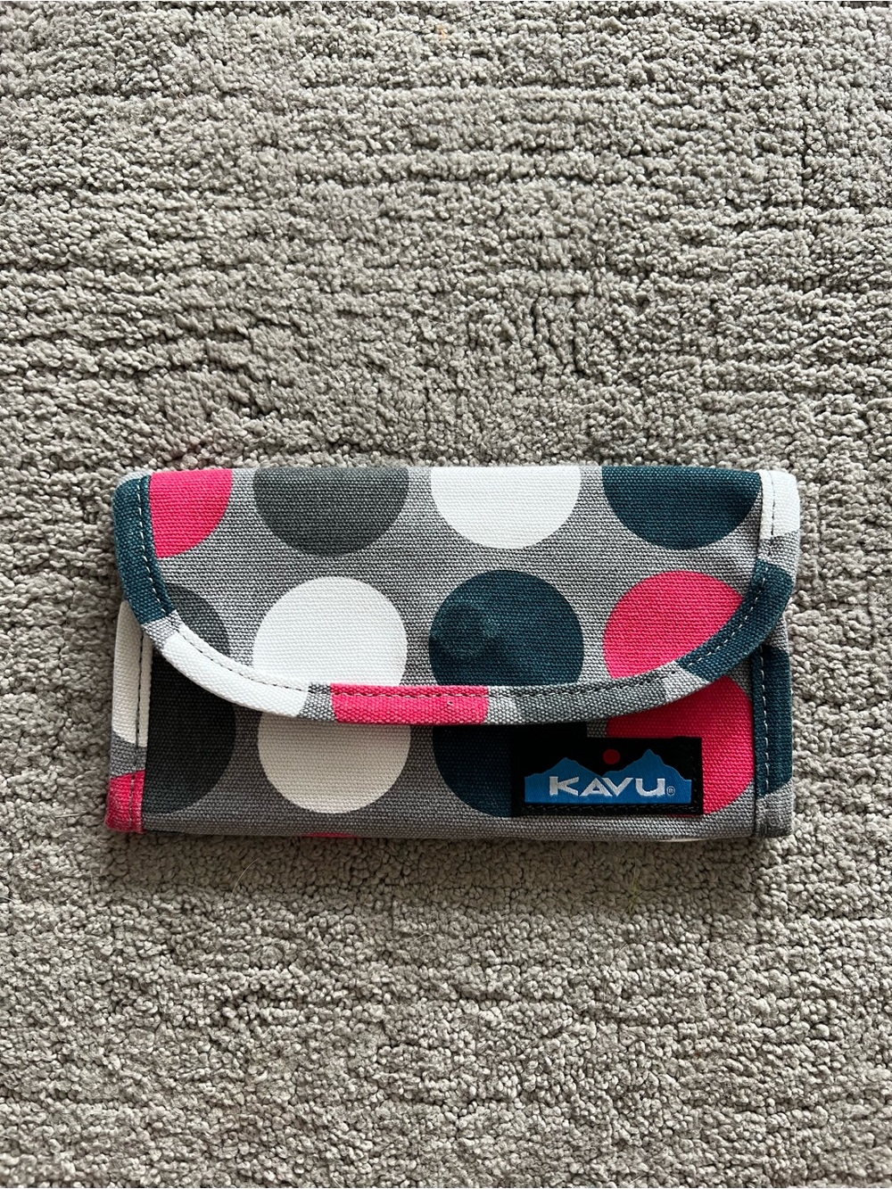 KAVU Polka Dot Canvas Wallet